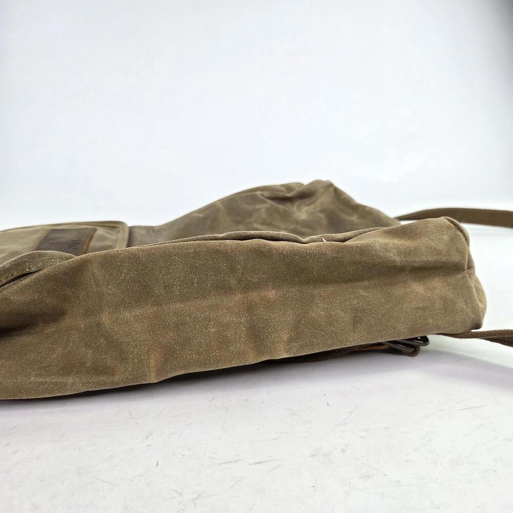 Solstice Oil Waxed Canvas Backpack Rucksack Brown Travel Outdoor Backpacks Bag - Picture 9 of 14